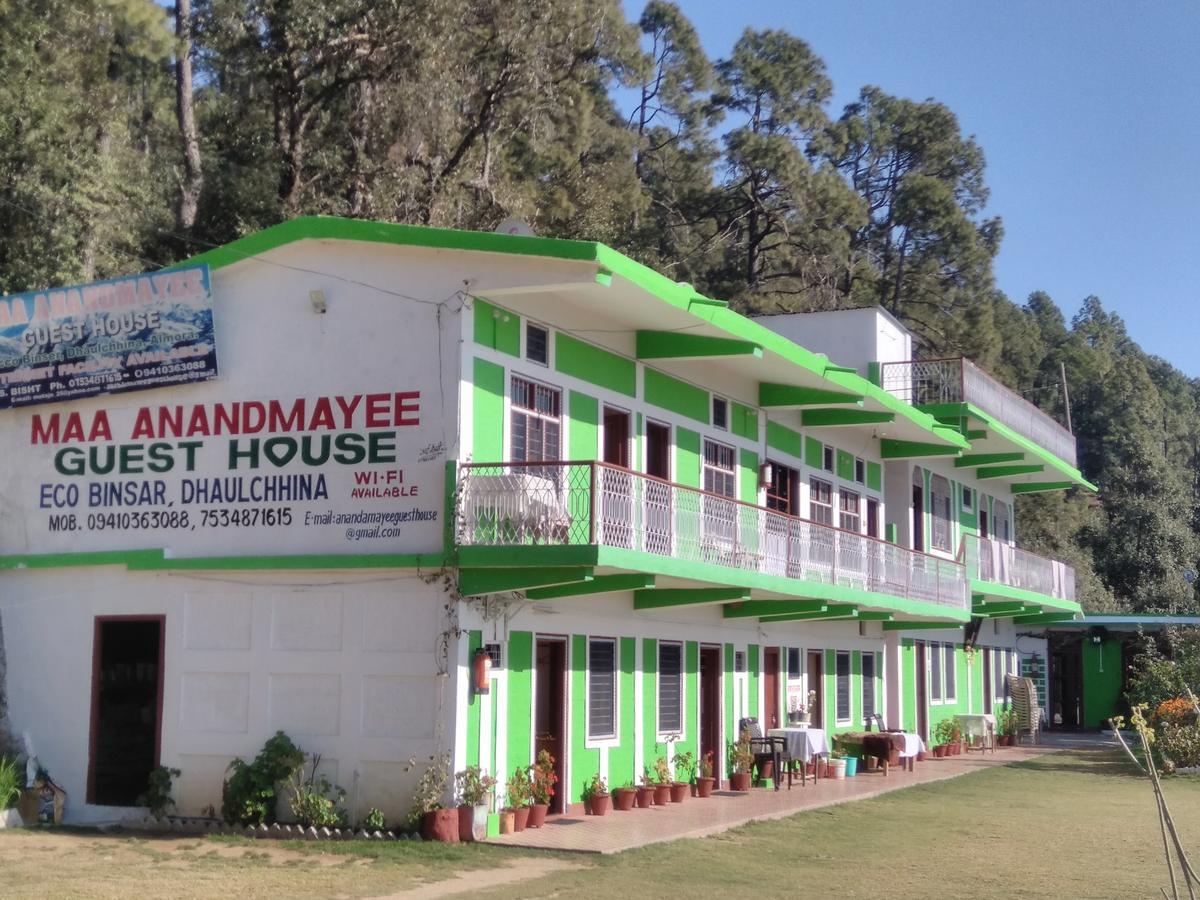 Maa Ananda Mayee Guest House Binsar Exteriör bild